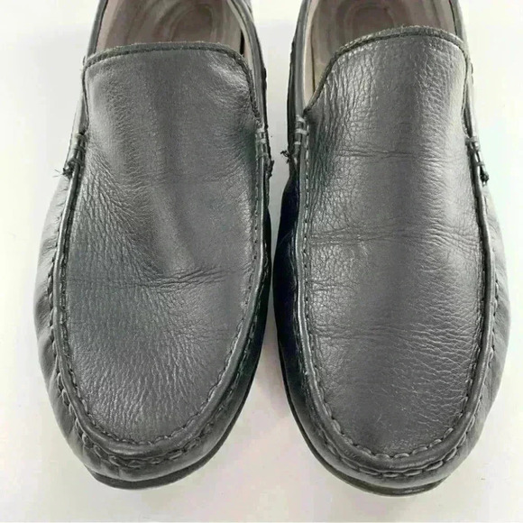 Cole Haan mens flats size 11.5 black leather grand OS driving loafers main image 12